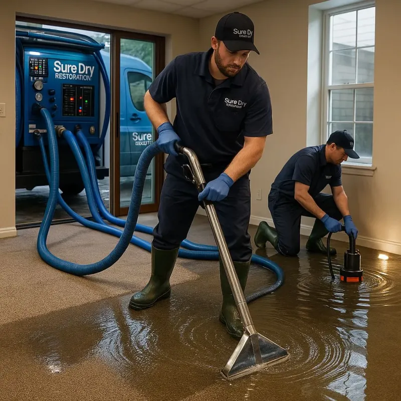 Water Extraction and Removal process in Coconut Grove, FL